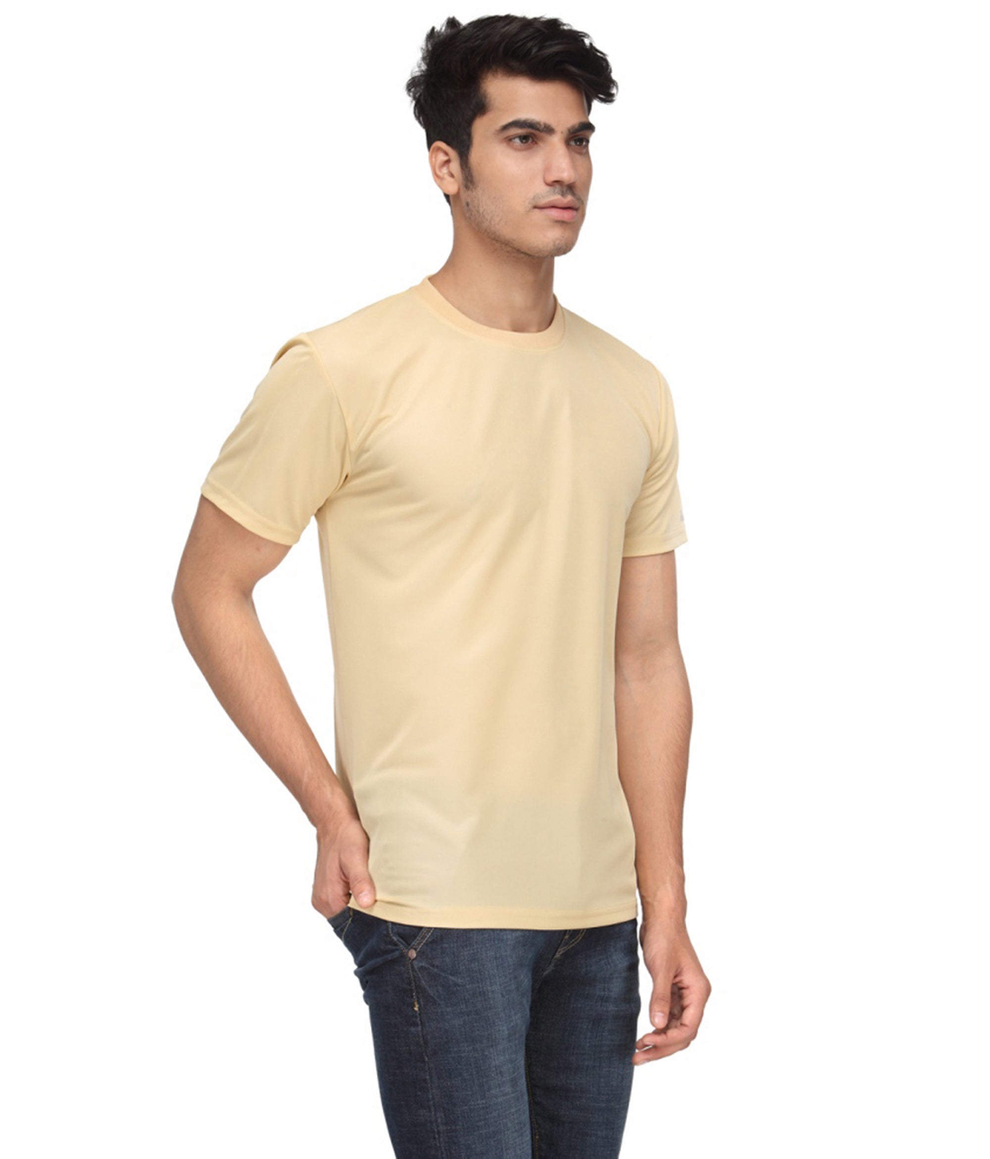 Ketex Round Neck Men's Polyester Blend Dri Fit T-Shirts (Pack of 2)