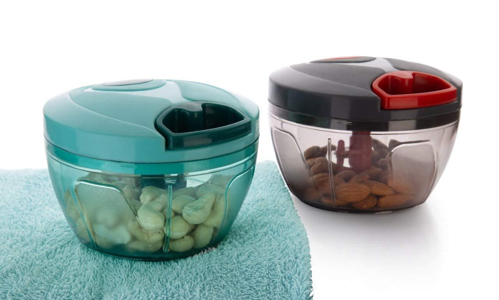 080 Manual Food Chopper Compact  Powerful Hand Held Vegetable Chopperblender