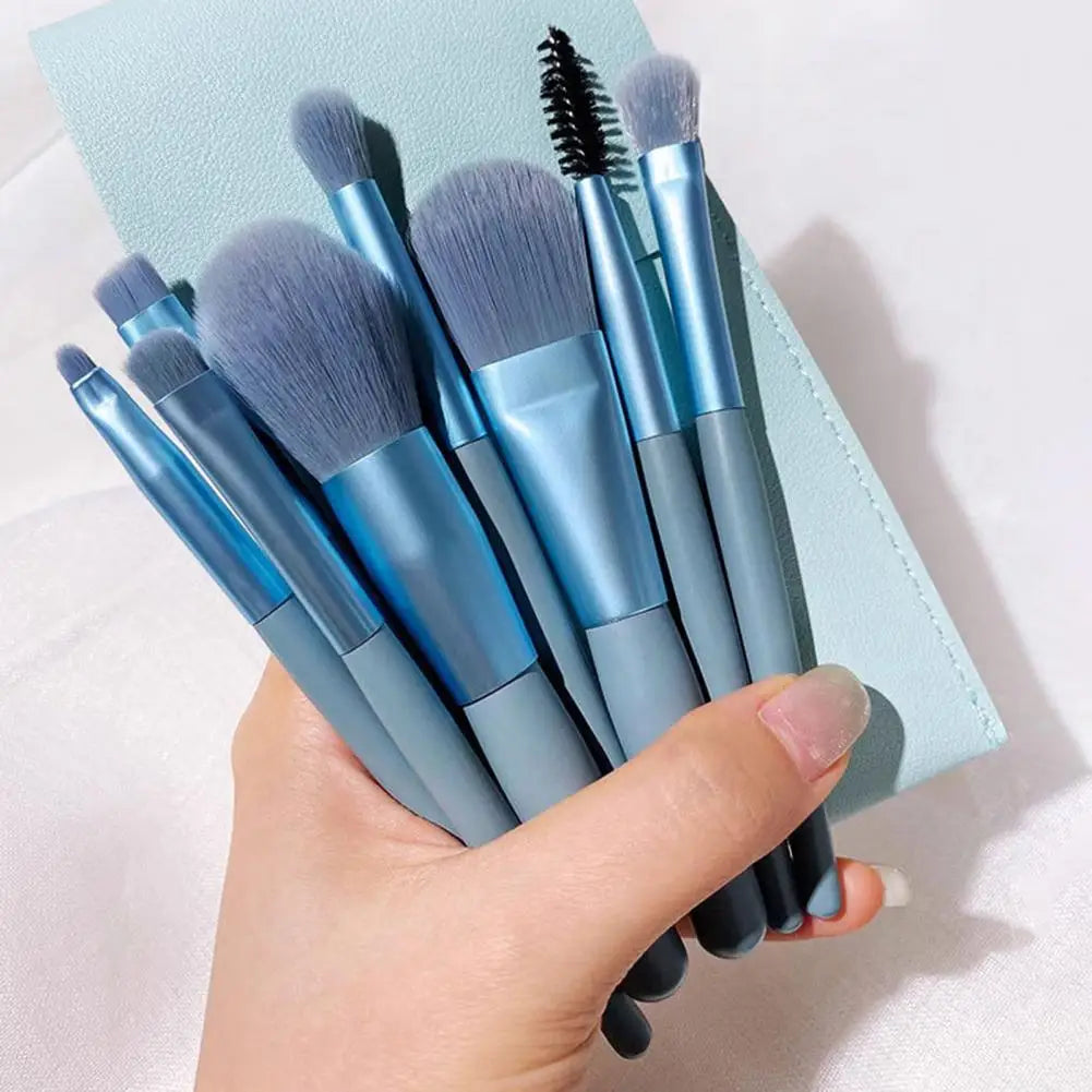 Women Makeup Brush Professional Makeup Brush Set with Portable Case for Loose Powder Blush Highlighter Eyeshadow for Application
