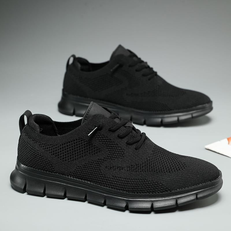 Men'S Mesh Sneakers Oxfords Business Casual Walking Shoes Tennis Comfortable，Sporty Lightweight Breathable Running Shoes for Exercise & Daily Wear Closed Trainer Boy Training Runner Athletic Footwear Block Shoes Outdoorfun