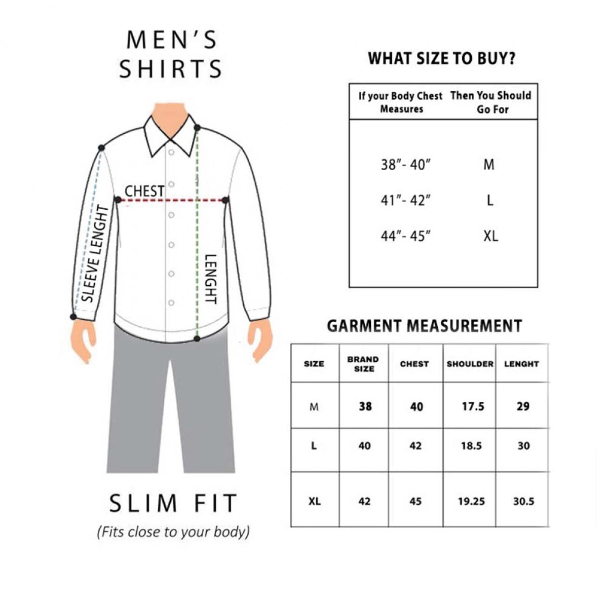 Generic Men's Cotton Slim Fit Casual Shirt