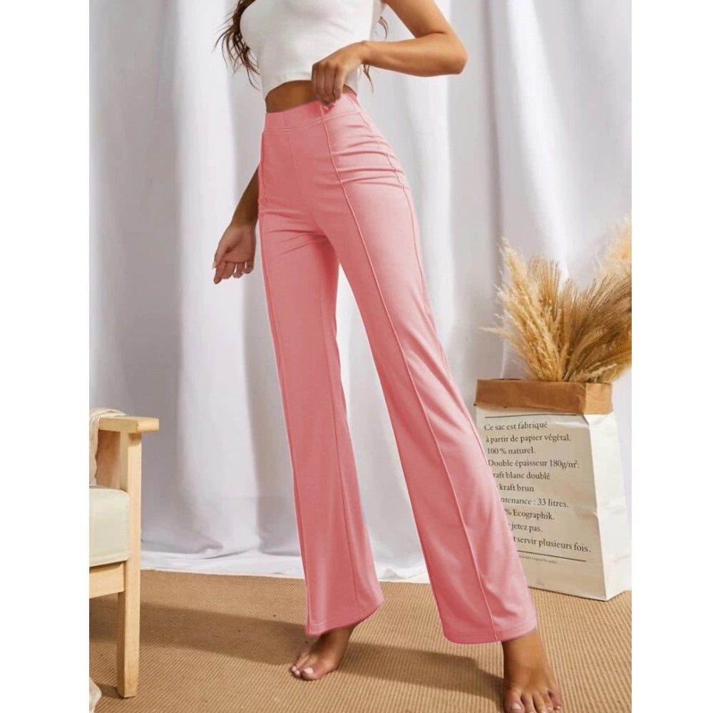 Women's Polyester Solid Regular Fit Pant