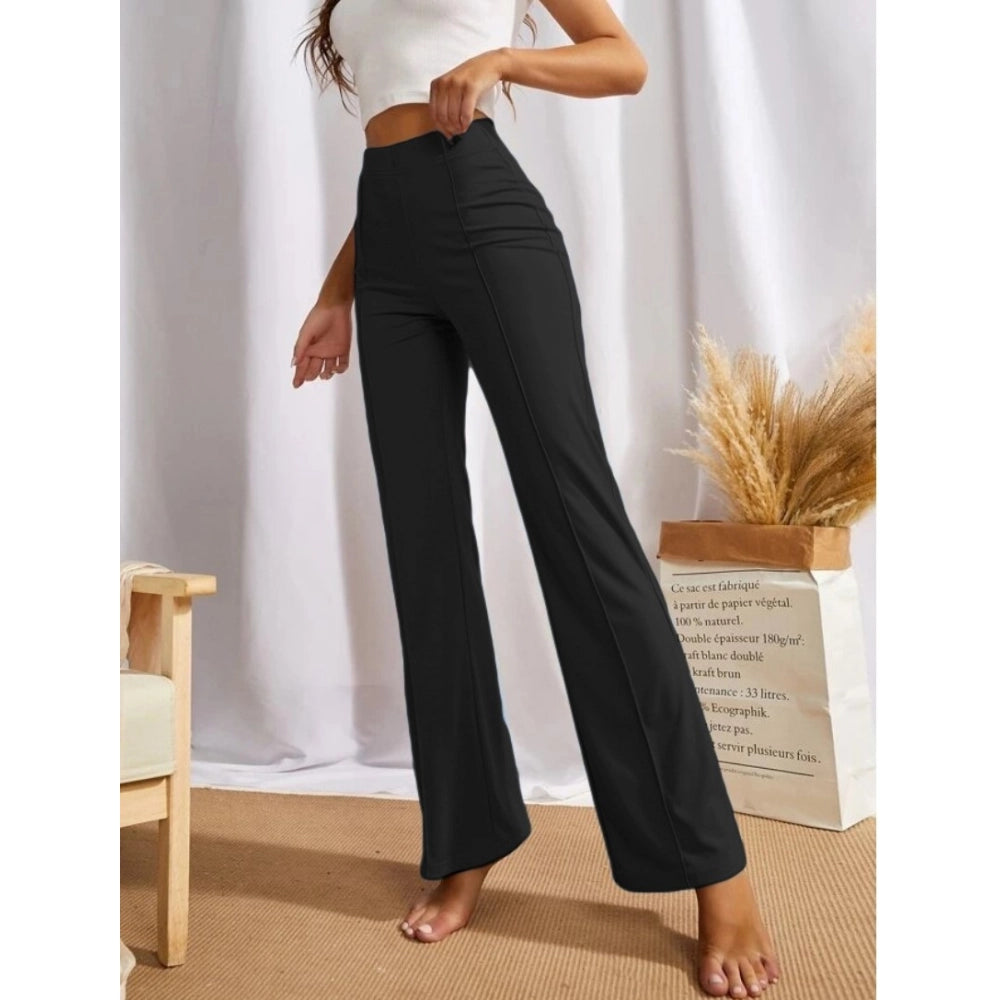 Women's Polyester Solid Regular Fit Pant
