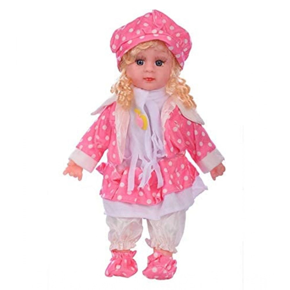Plastic Singing Songs and Poem Baby Girl Doll