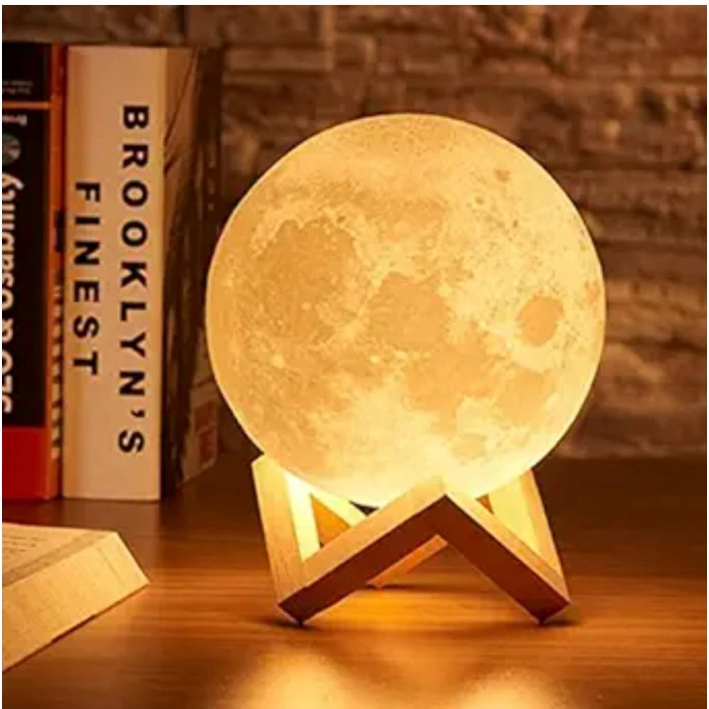 Plastic 3D Moon Night Lamp