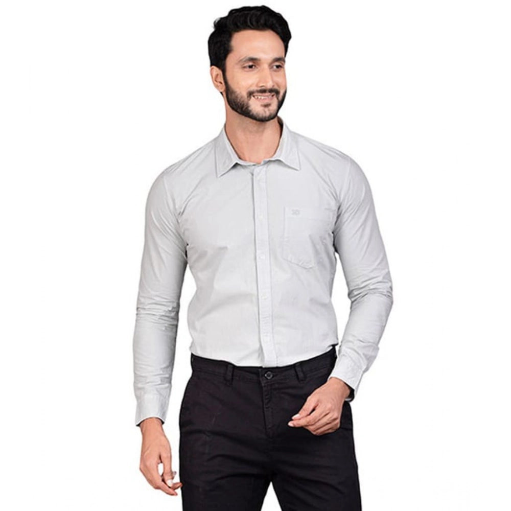 Men's Casual Cotton Full Sleeve Solid Shirt