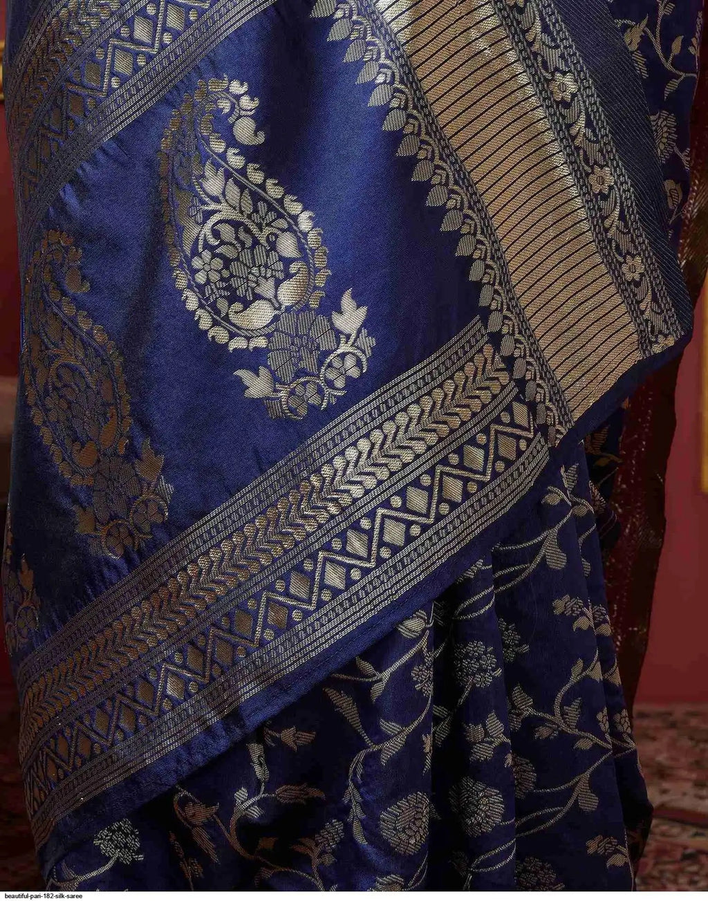 Beautiful Pari 182 Silk Saree | Blue