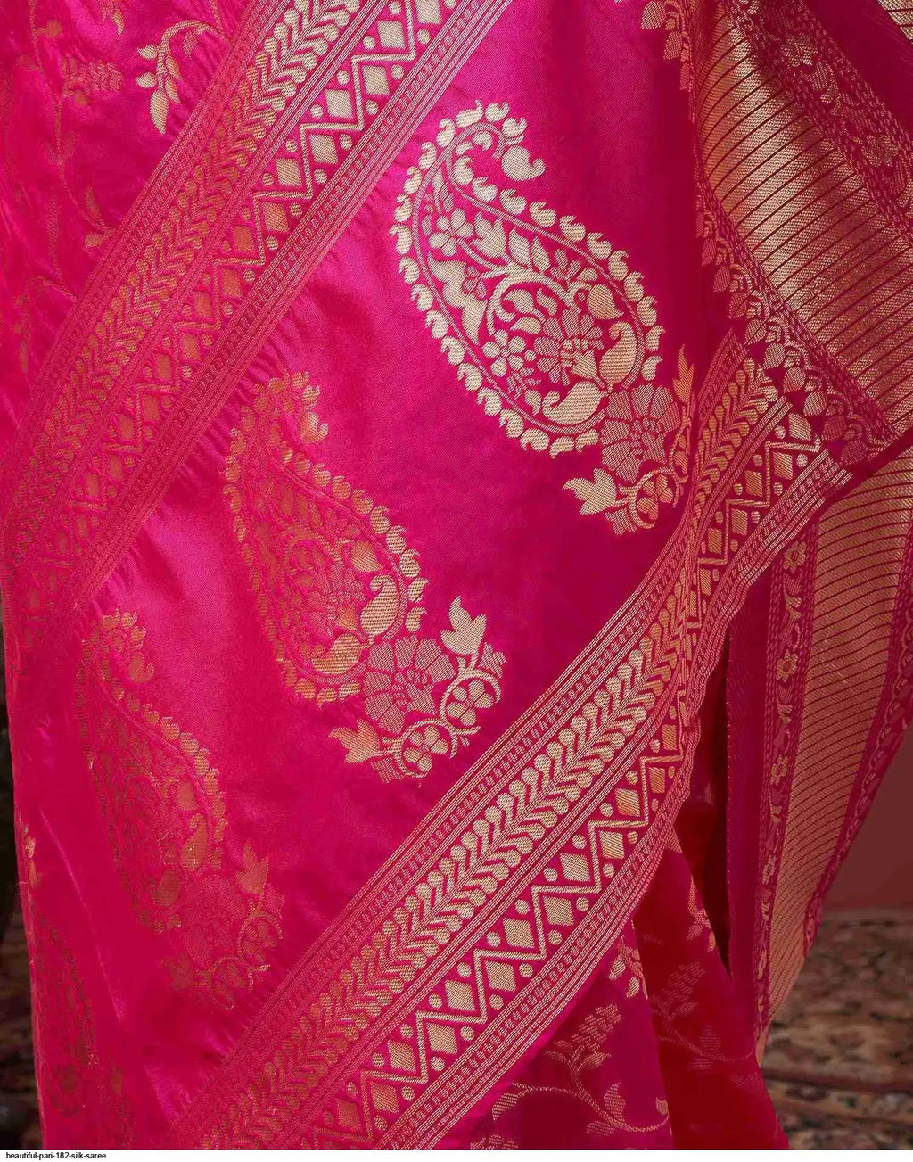 Beautiful Pari 182 Silk Saree | Pink