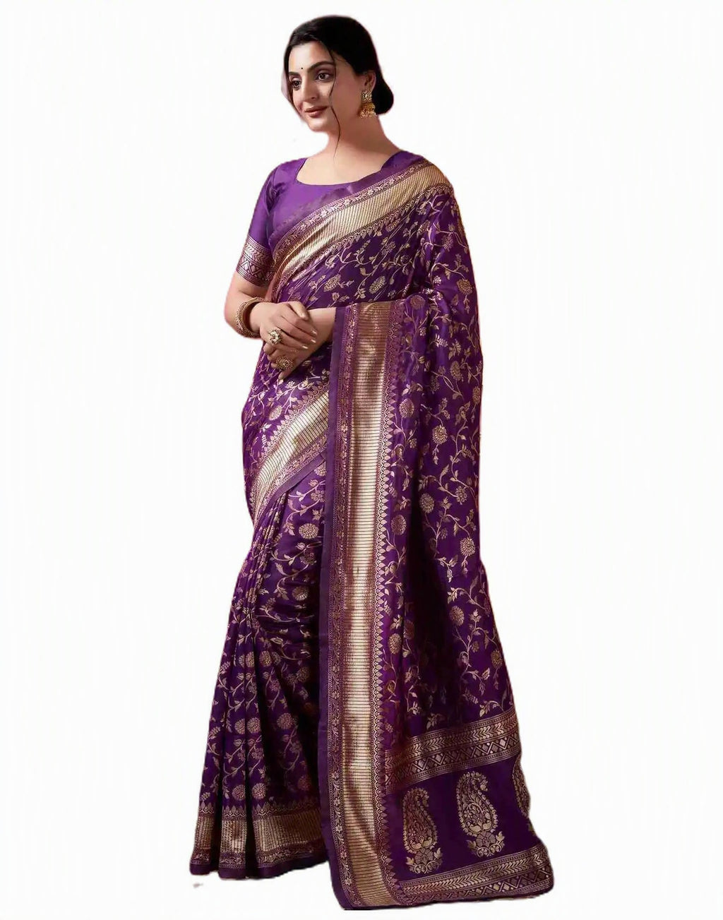 Beautiful Pari 182 Silk Saree | Purple