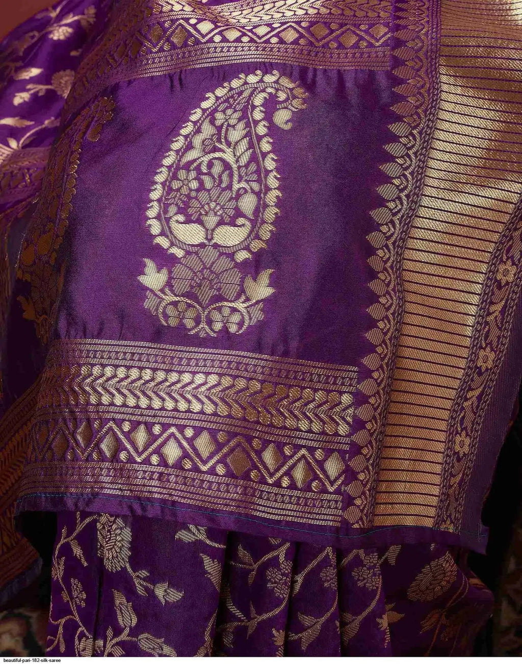 Beautiful Pari 182 Silk Saree | Purple