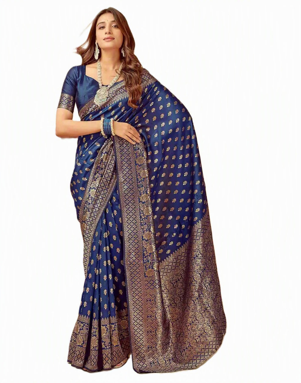 Beautiful Pari 73 A Silk Saree | Blue