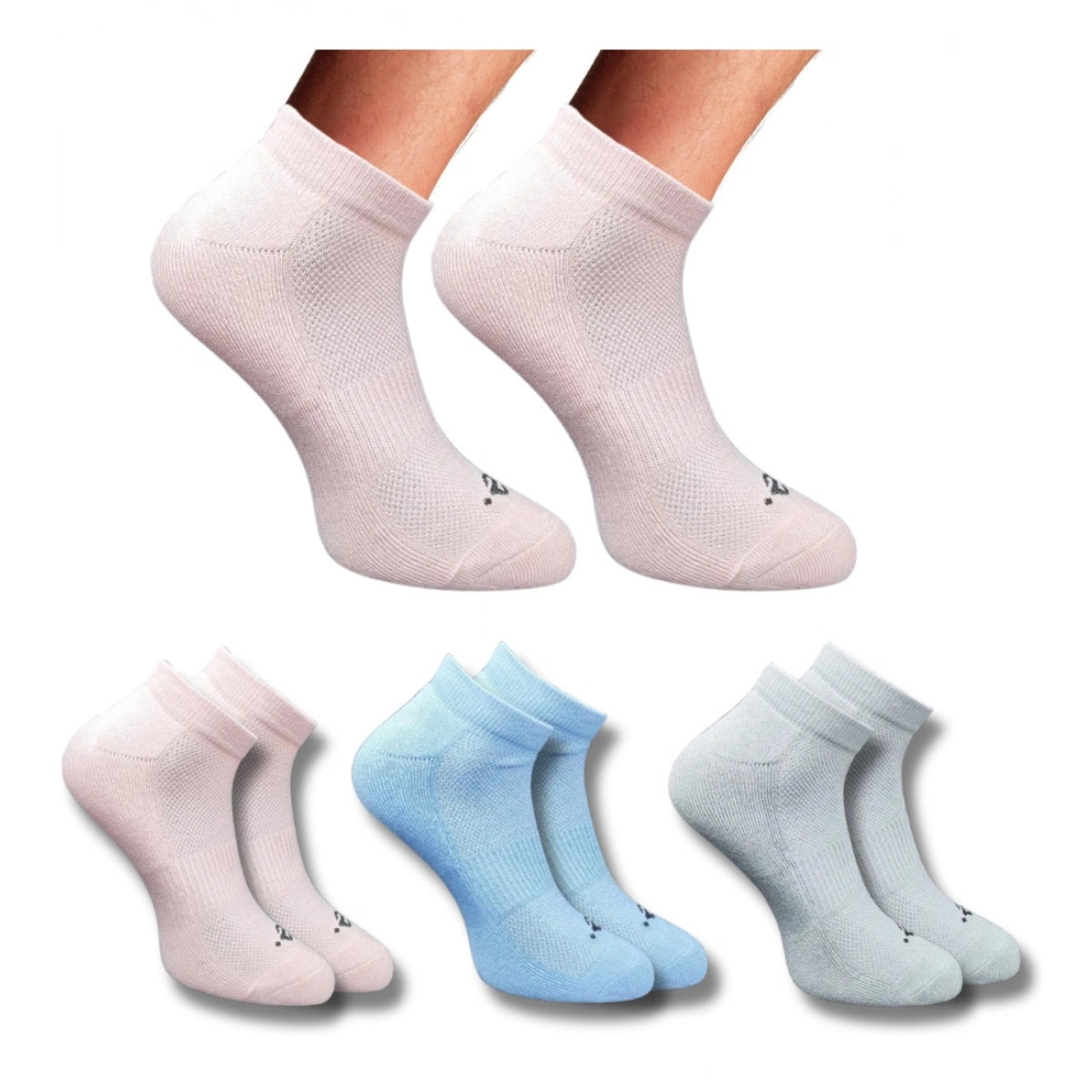 Men's Crew Socks - Premium Quality Cotton (Pack of 5)