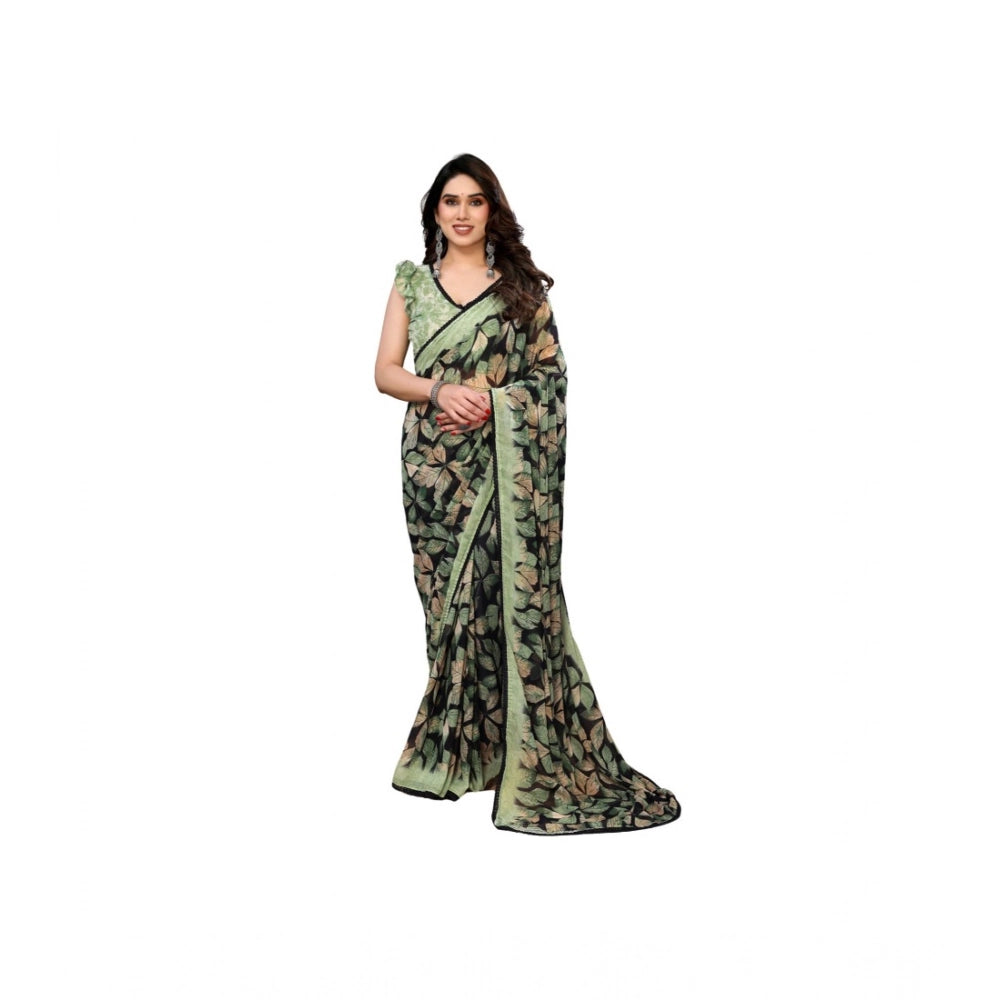 Printed Cotton Saree - Trendy Ethnic Wear for Women