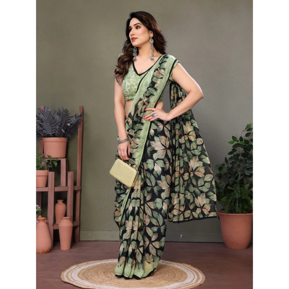 Printed Cotton Saree - Trendy Ethnic Wear for Women