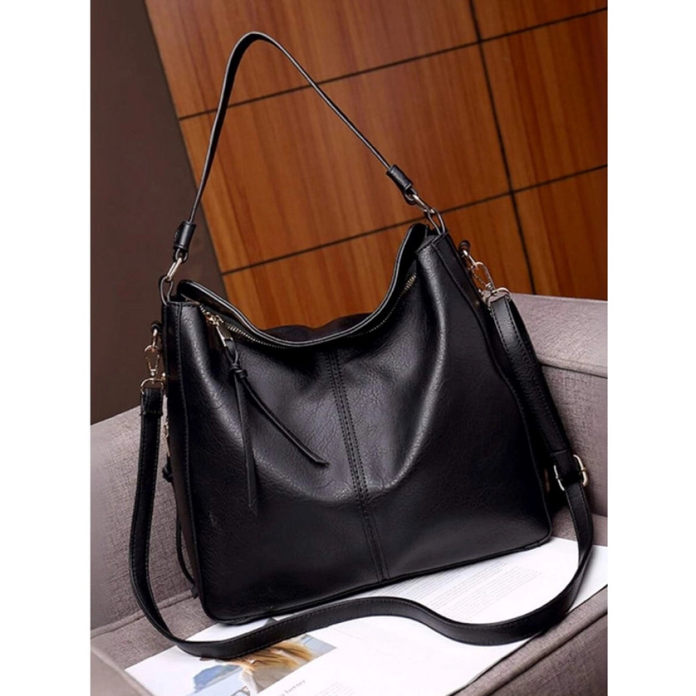 Women's PU Leather Zipper Handbag