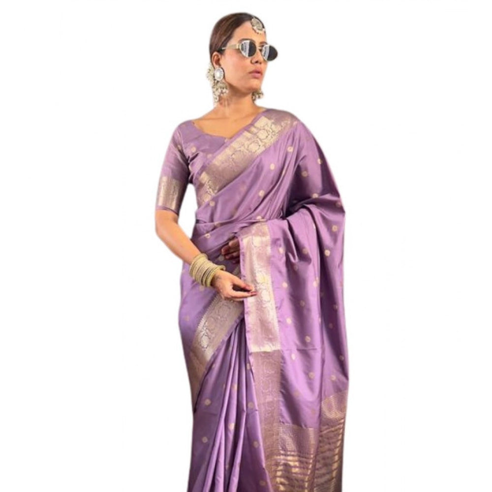 Dropship Women's Satin Printed Saree With Unstitched Blouse 5.5Mtr (Purple) ₹464 1. Average Online Retail Pri