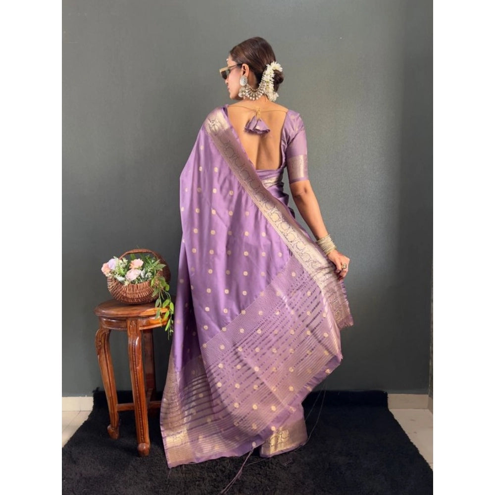 Dropship Women's Satin Printed Saree With Unstitched Blouse 5.5Mtr (Purple) ₹464 1. Average Online Retail Pri