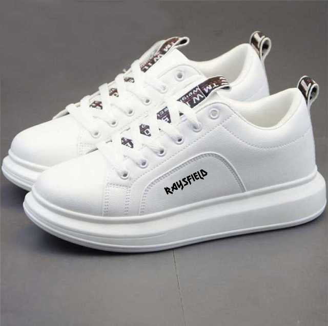 Raysfield Men's Stylish Sports Shoes - White (Size 6, M131)
