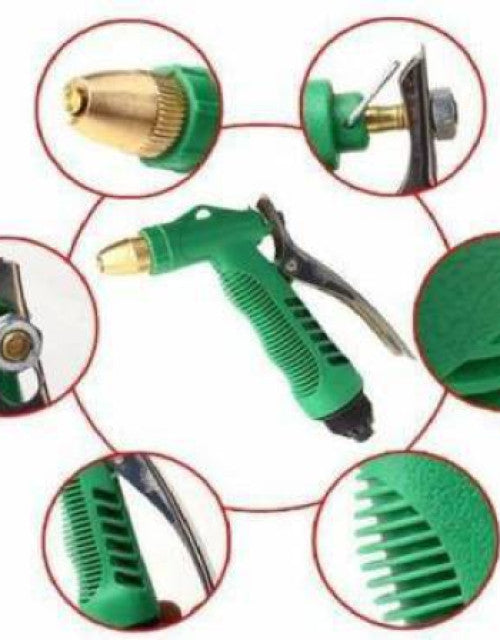 Water Spray Gun for Gardening & Washing - Multi-Purpose Hose Nozzle